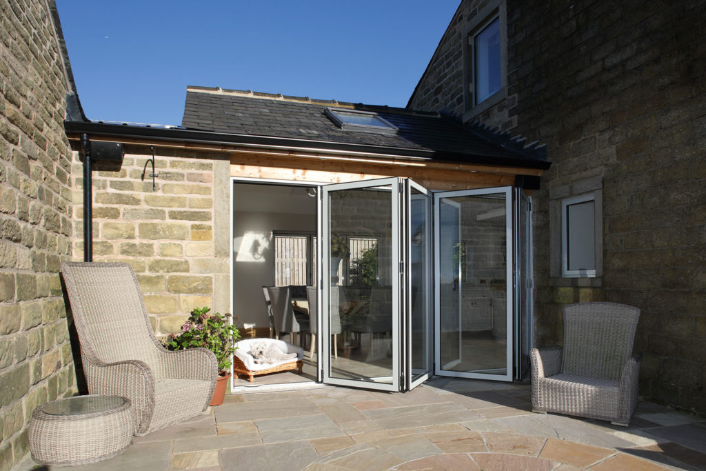 Reynaers CF 68 aluminium bifold system