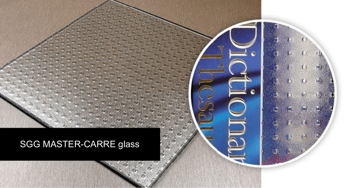 SGG MASTER-CARRÉ patterned glass swatch