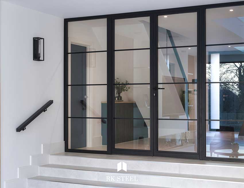 RK Steel FD30 fire rated door installation